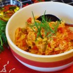 Arroz com bacalhau